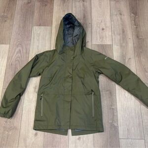 Columbia Women’s Green Raincoat Size Small